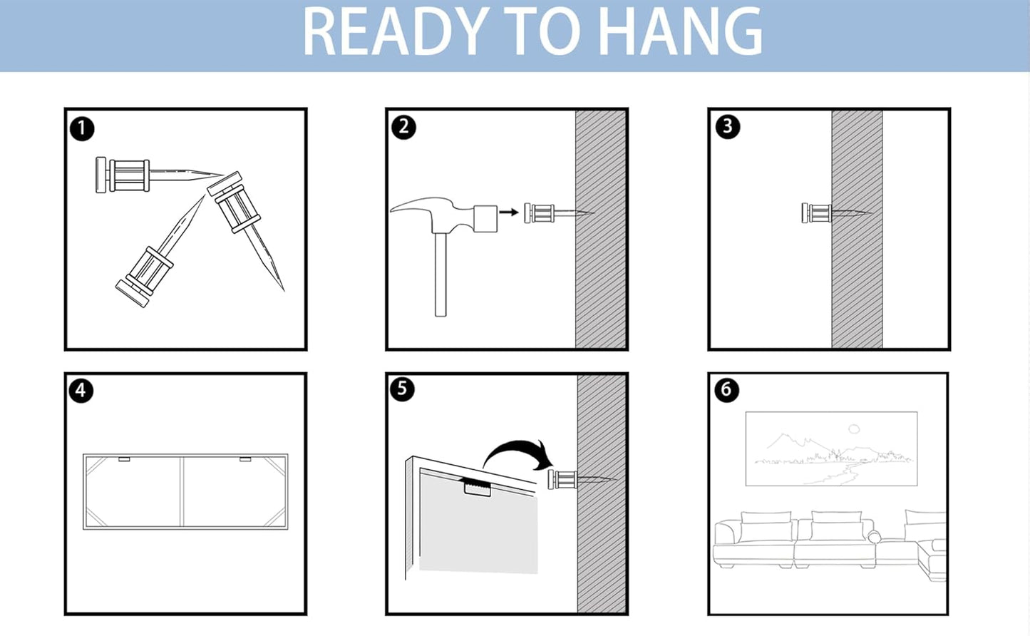 Mofutinpo Mountain Landscape Wall Art - Nature Forest Canvas Art for Living Room, Bedroom & Dining Room - Framed Paintings for Wall Decor - Large Scenic Artwork for Home 29x58IN