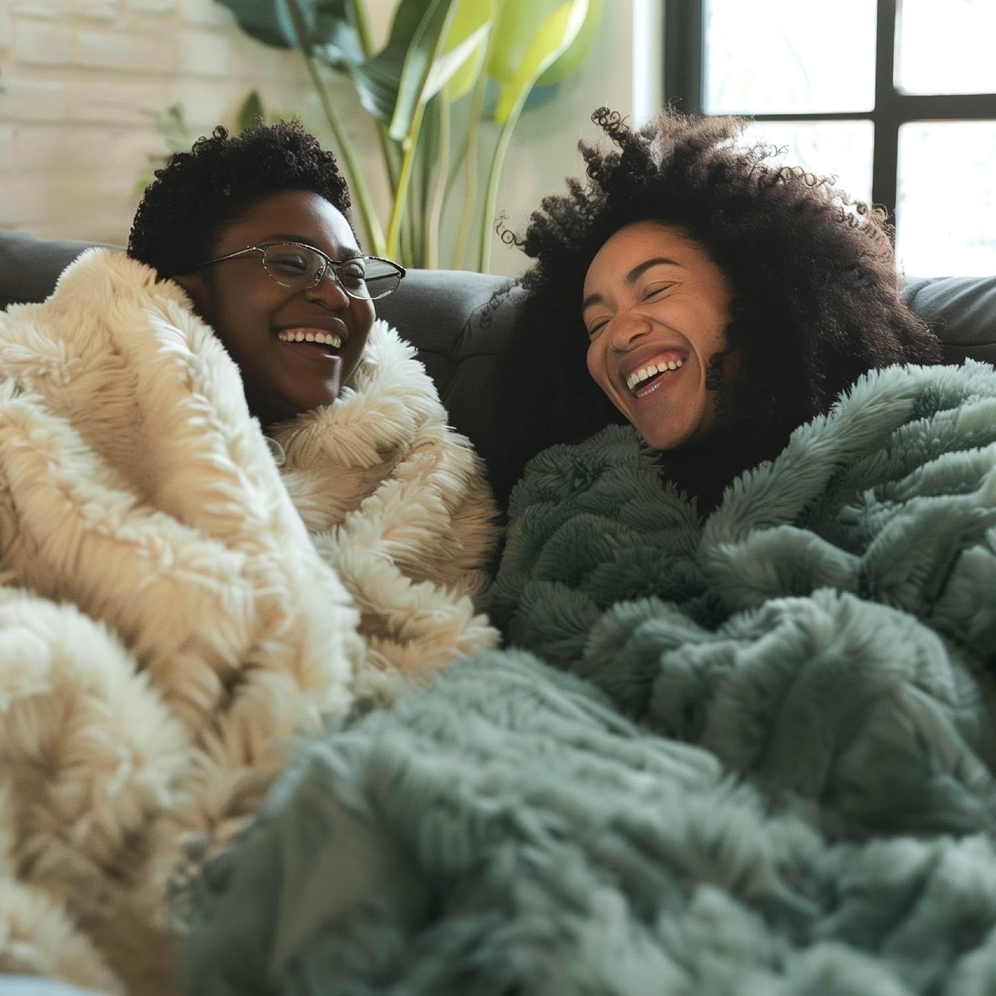 Bedsure GentleSoft Fluffy Sage Green King Size Blanket for Bed, Thick Soft Sherpa Faux Fur Fleece Bedding Fuzzy Plush Winter Warm Heavy Big Large King Blanket, Cozy Green Gifts for Men Women, 108x90