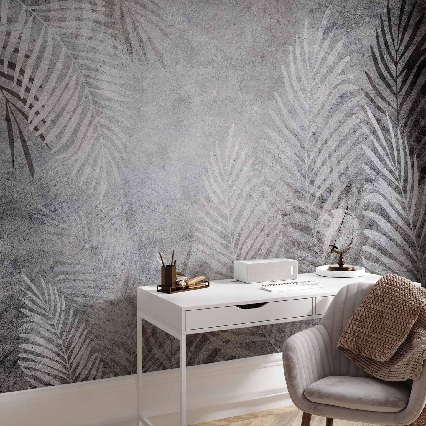 artgeist Premium Wall Mural Leaves 98x69 in - XXL Non-Woven Wallpaper Fleece Wall Decor Photo Print Picture Image Design Palm Abstract Nature Botanical b-C-0855-a-a