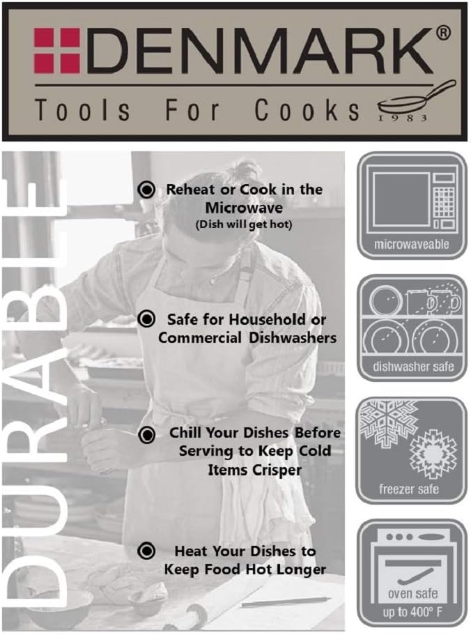 Denmark White Porcelain Chip Resistant Scratch Resistant Commercial Grade Serveware, 3 Piece Serving Bowl Set