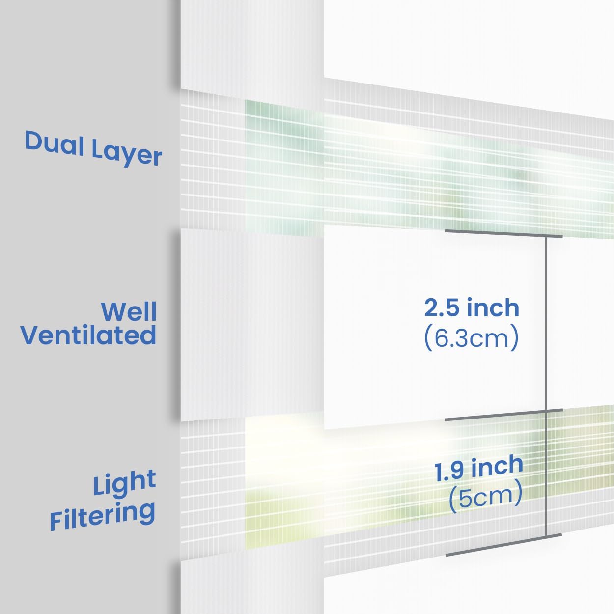 Foiresoft Standard Custom Zebra Roller Blinds for Windows [W10–105 x H10–115 Inch, Caramel, Basic], Light Filtering Dual Layer Shades for Bedroom, Living Room, Office, 13 Colors