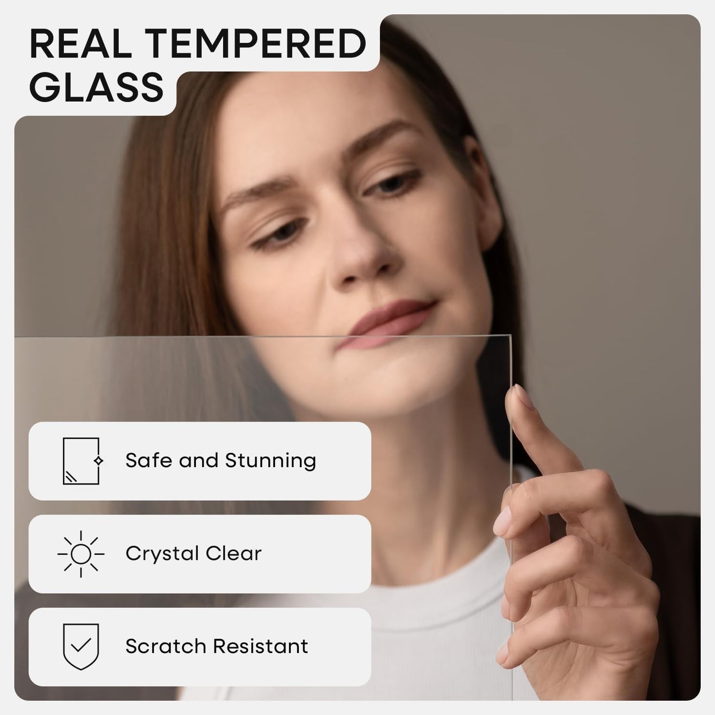 Homeforia 5x7 Brown Picture Frame, High End Dark Oak 5x7 Wooden Frames with Mat 4x6 Photo, 5 x 7 Walnut Wood Frame Matted to 4 x 6 Print, 7x5 Wall or Tabletop Frame, Tempered Glass, Wall Kit, Set of 1