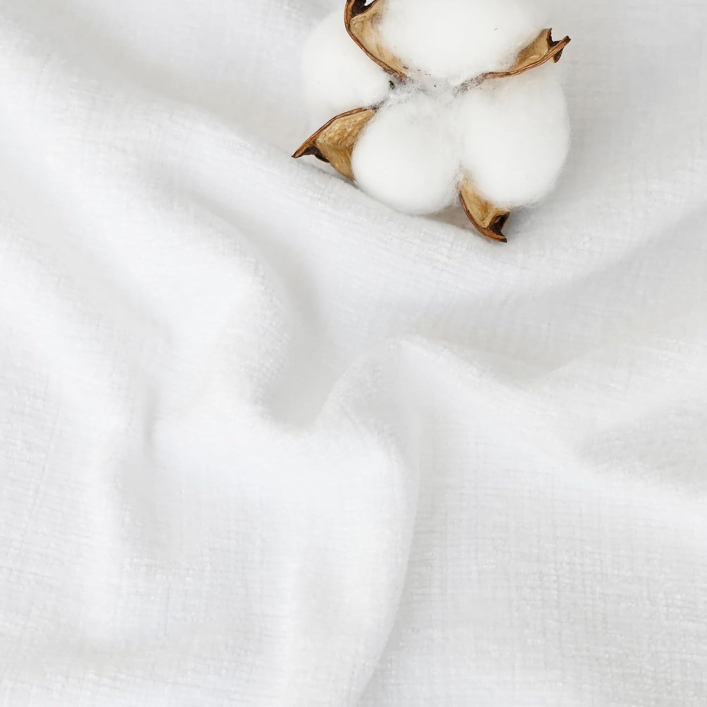 CaliTime Throw Pillow Covers Decorative 20 X 26 Inches Pack of 2 Cozy Chenille Standard Pillow Shams Cases for Couch Sofa Bed Living Room Home True White