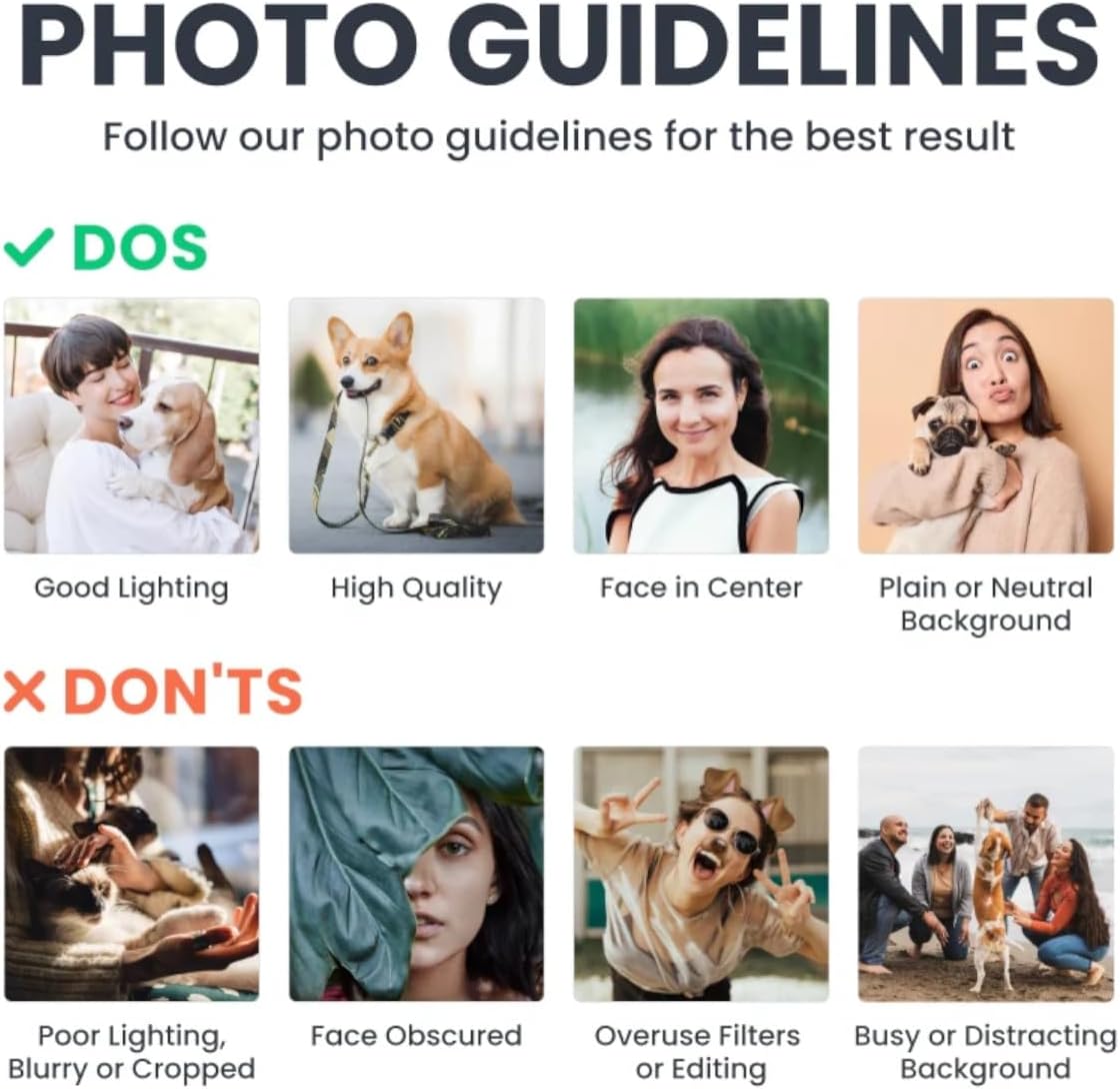 DOPTIKA Acrylic 2D Personalized Photo Ornament, Christmas Ornaments 2025, Birthday Gifts for Mom Dad, Family Ornament for Christmas Tree, Custom Photo Gifts for Family