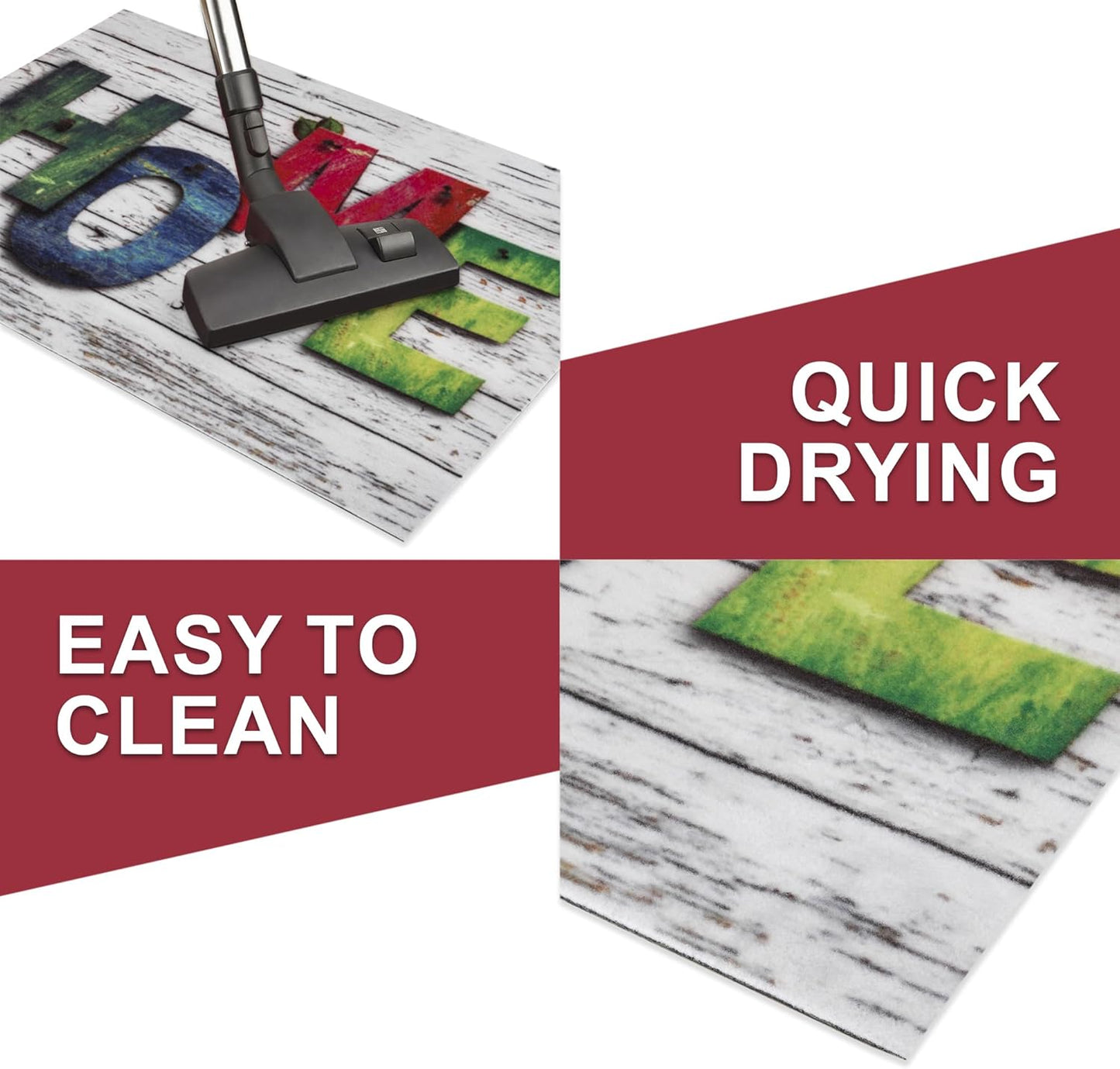 Floor Mat - for Indoor and Outdoor Use - Doormat - Non-Slip - Front Door Shoe Scraper - Size: 17x29