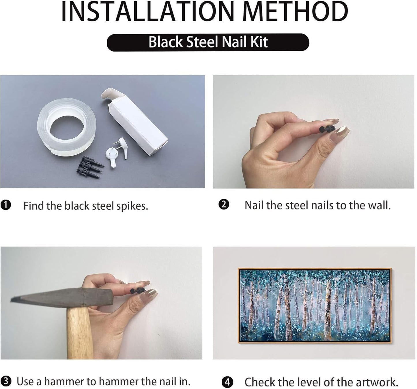 Framed Wall Art for Bedroom Large Abstract Wall Art Wall Pictures for Living Room Canvas Wall Art for Living Room Bathroom Decor 30x60 Inches