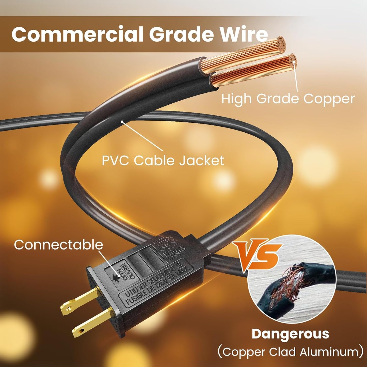 RTTY Outdoor String Lights 25 FT, G40 Led Patio Globe Lights with 13pcs Bulbs,Waterproof Shatterproof Dimmable Connectable Hanging for Cafe Bistro Backyard Gazebo Balcony Deck Party