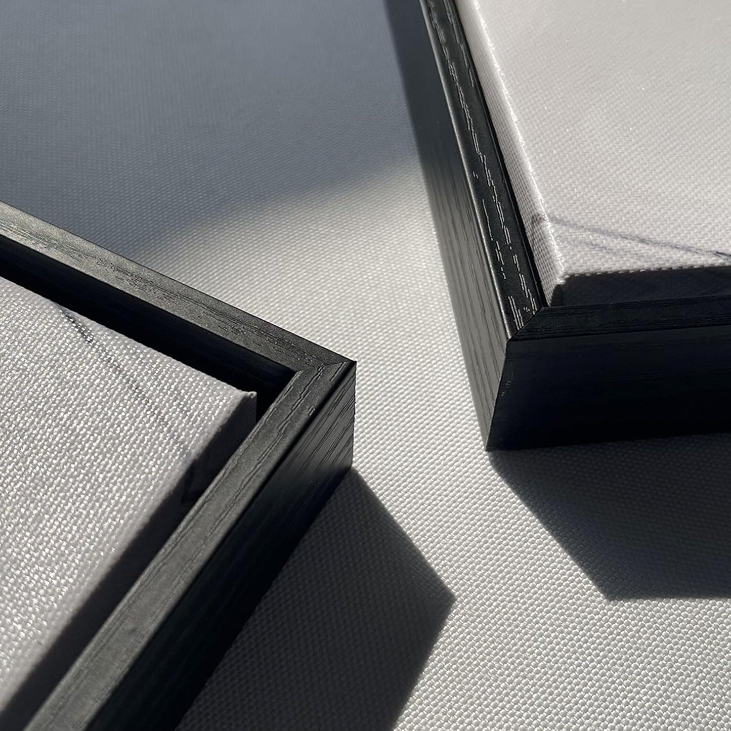 Mofutinpo Large Framed Canvas Art Wall Art Blue Abstract Wall Decor Modern Home Decor Office Wall Decor Home Decorations for Living Room Minimalist Bedroom Artwork 29×58in