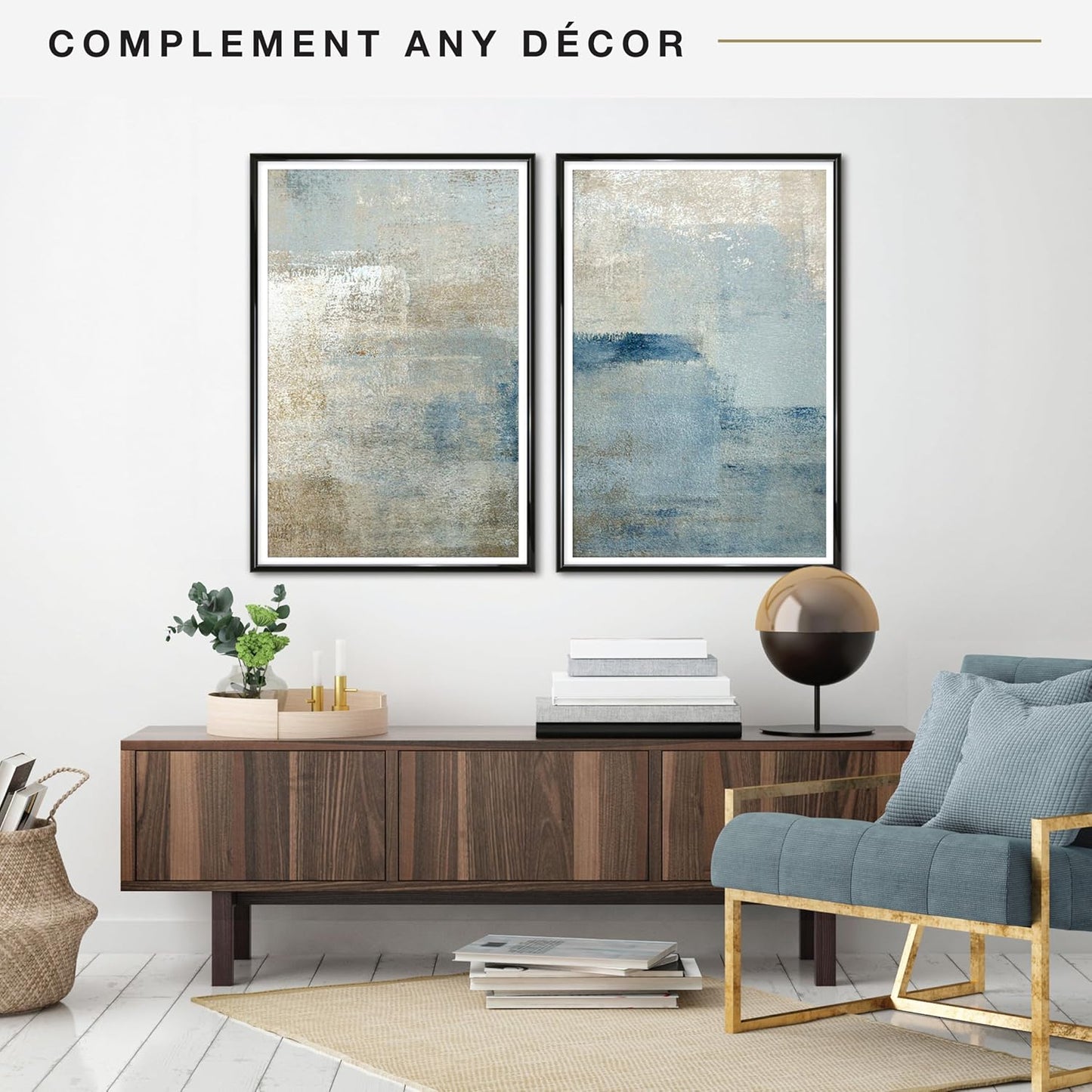 MCS Trendsetter Movie Poster Frame 27x40 Black High-Gloss, Vertical & Horizontal Wall Hanging Large Picture Frame for Photos, Artwork & Custom Posters (3-Pack)