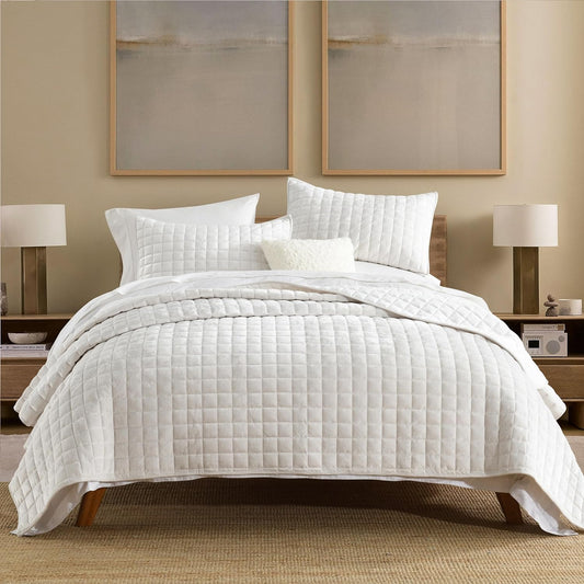 Secgo Twin Comforter Set for Bed - Velvet Quilts Twin Size, Black Bedspreads (68 * 86 Inch) with 2 Pillow Shams, Patchwork Reversible Lightweight Bedding