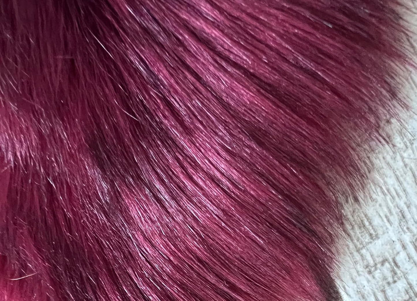 LAMBZY Faux Sheepskin Super Soft Hypoallergenic Free Shape Silky Shag Rug, Luxury Shaggy Plush Carpet for Bedrooms Living Kids Room Sofa Rugs (Burgundy, Decto 10 Pelts 6'x10')